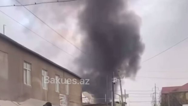 Baksol yolunda güclü YANĞIN – VİDEO