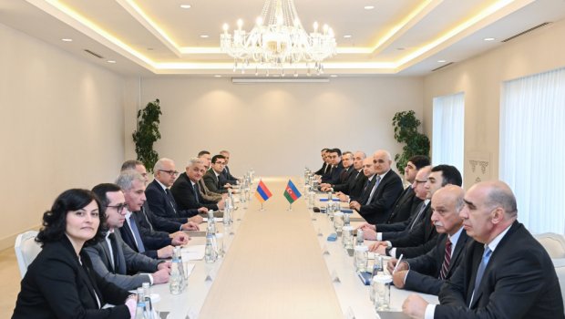 Qəbələdə Azərbaycan-Ermənistan dövlət sərhədinin delimitasiyası üzrə növbəti görüş keçirildi - FOTO