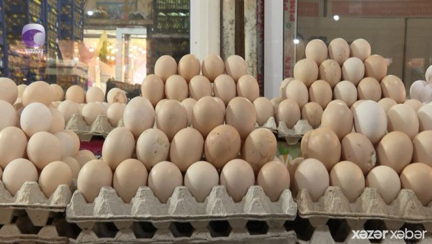 Paytaxtda və bölgələrdə kənd yumurtası kəskin BAHALAŞDI - VİDEO