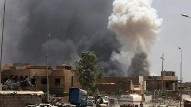 İraqda güclü partlayış oldu - VİDEO