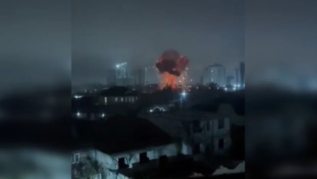 Ukrayna ordusu Çeçenistanda “Axmat” bazasına zərbə endirdi – VİDEO