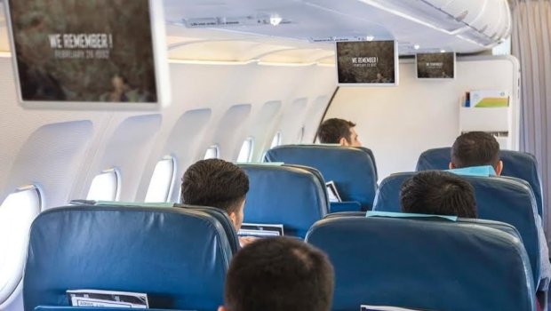 AZAL təyyarəsi qəzaya düşmədən öncə... - YENİ KADRLAR - VİDEO