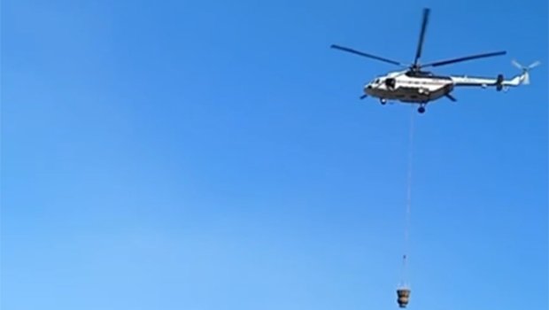 Laçın və Kəlbəcərdəki yanğınlara helikopterlər cəlb olundu &ndash; YENİLƏNİB/VİDEO