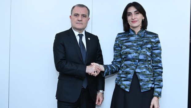 Azərbaycan və Gürcüstan XİN rəhbərləri iki ölkə arasındakı əməkdaşlığı müzakirə edib - FOTO