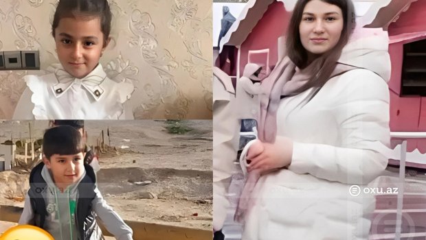 Lökbatandakı yanğında həlak olan ana və övladlarının FOTOLARI
