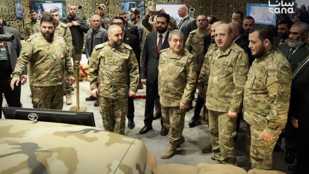 Türkiyə, Rusiya və ABŞ Silahlı Qüvvələrinin nümayəndələri Suriyada hərbi sərgidə iştirak ediblər - FOTO