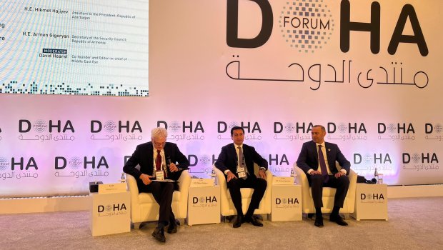 Doha Forumunda Azərbaycan-Ermənistan sülh prosesinə həsr olunan panel sessiya keçirildi - FOTO