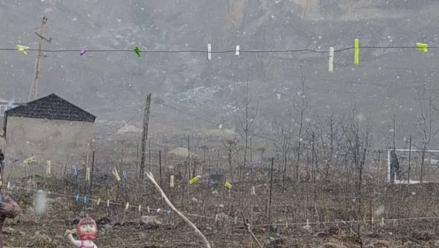 Şimal bölgəsinə yenə qar yağır - VİDEO