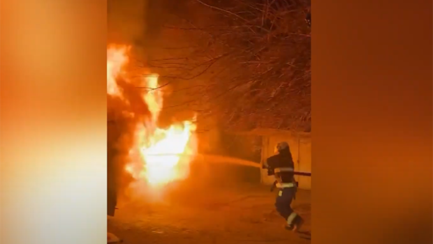 Masazırda &ldquo;BMW&rdquo; yandı - Ölən və yaralananlar var