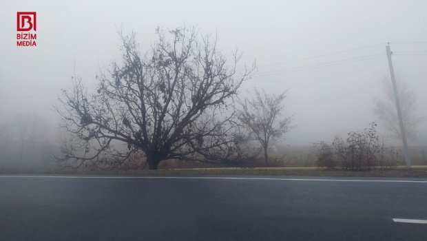 Bu yollarda görmə məsafəsi 60 metrə yaxınlaşdı &ndash; FOTO/VİDEO