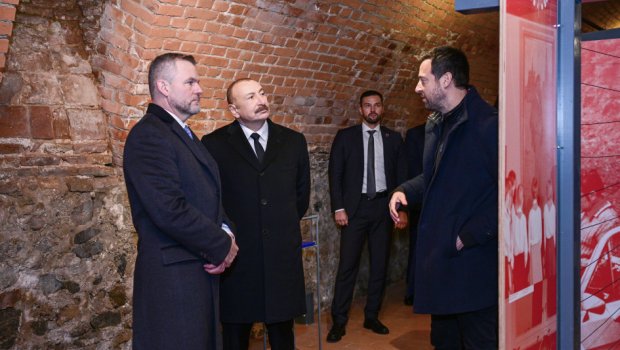 Azərbaycan və Slovakiya prezidentləri Bratislavada Devin qəsrində olublar - FOTO