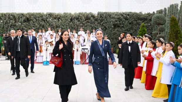 Leyla Əliyeva Türkmənistanda xeyriyyə fondunun filialının açılış MƏRASİMİNDƏ - FOTO