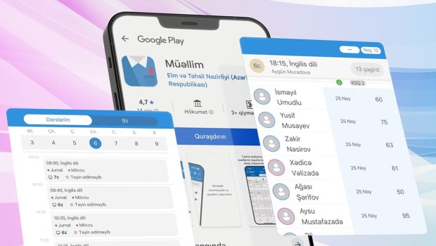 Müəllimlər üçün yeni mobil tətbiq istifadəyə verildi &ndash; FOTO