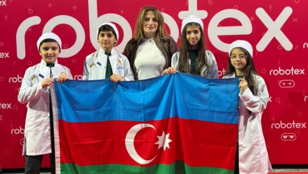 Azərbaycan komandası Tallində &ldquo;Medibot&rdquo; layihəsi ilə birincilik qazandı - FOTO