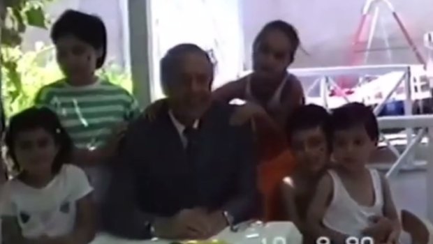 Heydər Əliyevin nəvələri ilə səmimi anları - Video