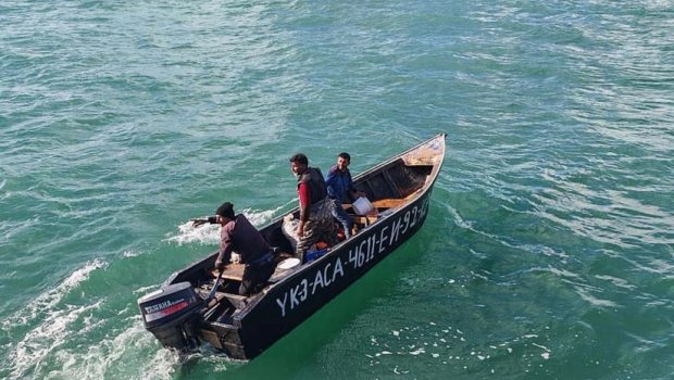 Astarada itkin düşən balıqçılar TAPILDILAR - FOTO