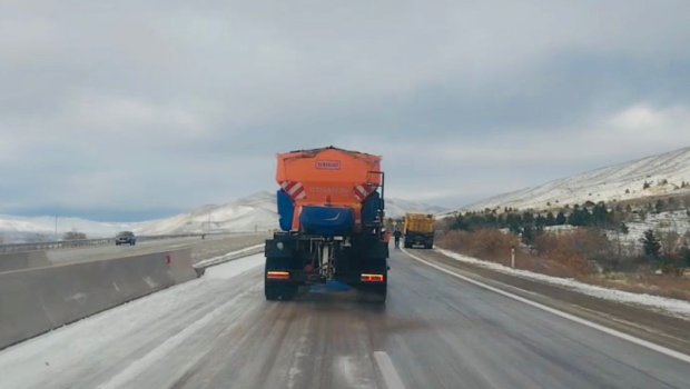 Hazırda Bakı-Şamaxı yolu avtomobillərin hərəkəti üçün tam açıqdır - FOTO
