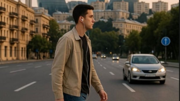 Yol keçərkən qulaqlıqdan istifadə etməyin - XƏBƏRDARLIQ