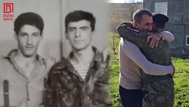 Döyüş yoldaşlarının 32 ildən sonra GÖRÜŞ ANLARI &ndash; VİDEO