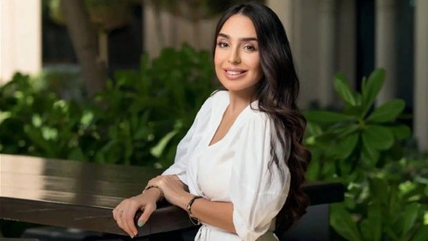 Leyla Əliyeva əkizləri ilə - FOTO