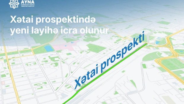 Bakının Xətai prospektində hərəkət təkmilləşdirilir