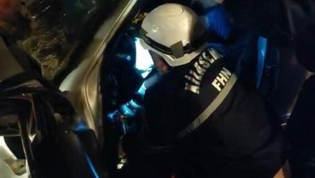 Goranboyda QƏZA: Sürücü belə xilas edildi &ndash; VİDEO