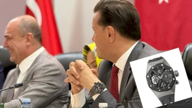 Deputat iclasa 214 min dollarlıq saatla gəldi - FOTO