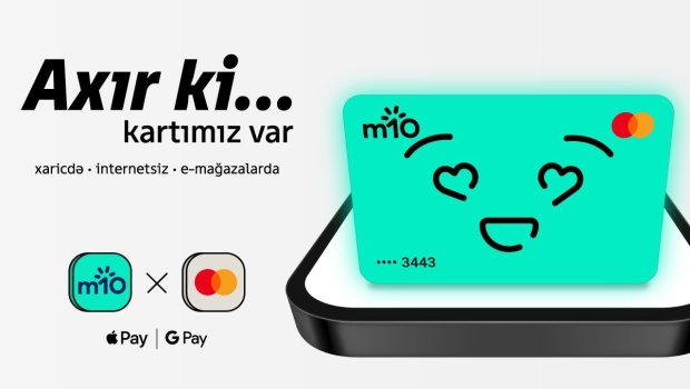m10 Mastercard ilə ilk rəqəmsal kartını istifadəyə verdi &mdash; Apple Pay və Google Pay ilə dəstəklənir