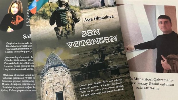 Asya Əhmədovanın &ldquo;Sən Vətənsən&rdquo; adlı poeması oxuculara təqdim olundu - FOTO