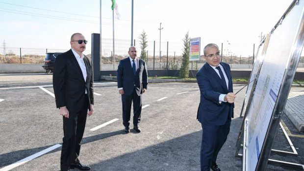 İlham Əliyev Ağdamda AÇILIŞDA