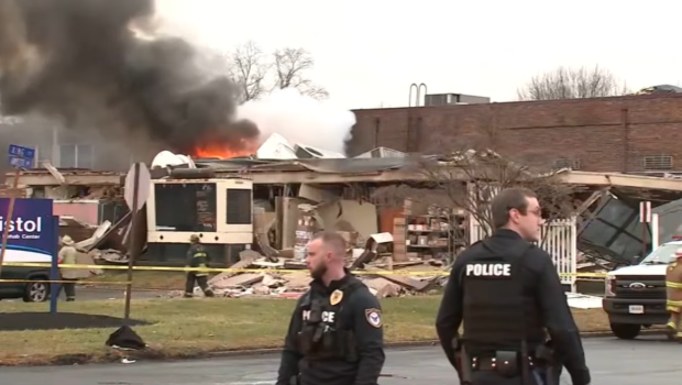 Qocalar evində partlayış &ndash; 2 ölü var &ndash; VİDEO