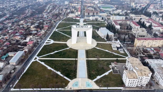 Xankəndidə bu gün açılışı olan Zəfər parkından FOTOLAR
