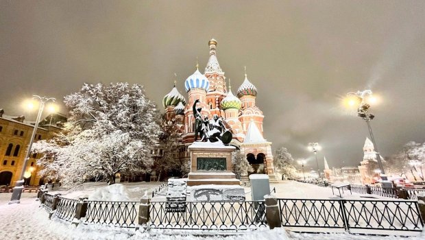 Moskva və Moskvaətrafı ərazilərdə güclü qar xəbərdalığı edilib - VİDEO