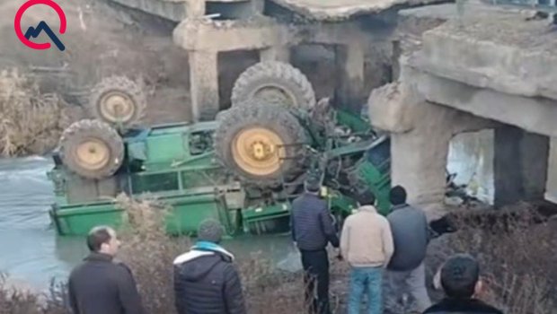 Faciəli şəkildə ölən kombaynçının FOTOSU