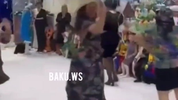 Bakıda bağçada yayılan görüntülər müzakirələrə səbəb oldu - VİDEO