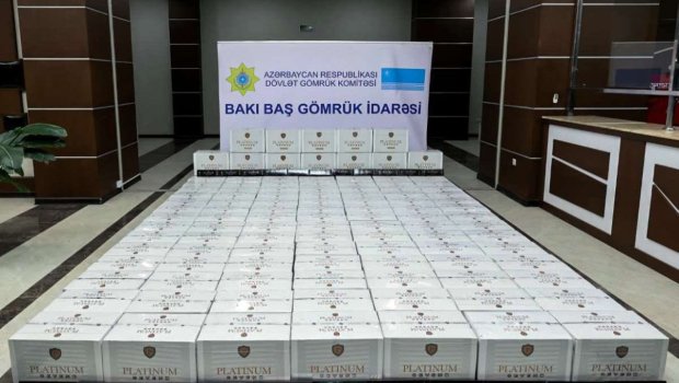 Gömrükçülər Xırdalanda əməliyyat keçirdi - 1 milyon 180 min ədəd siqaret... - FOTO