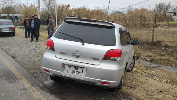 Tərtərdə 2 avtomobil toqquşdu - 3 yaralı var - FOTO