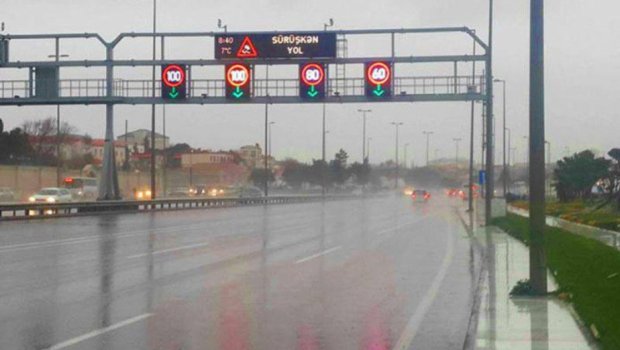 Bu yolda sürət həddi ENDİRİLDİ