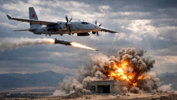 AKINCI yeni sursatlarla hədəfləri BELƏ MƏHV ETDİ - VİDEO