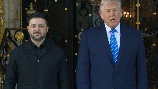 Floridada Trampla Zelenski arasında görüş başladı