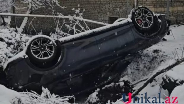 Qəbələdə "Changan" aşdı - VİDEO