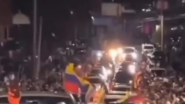 Karakas küçələrində sevinc - VİDEO