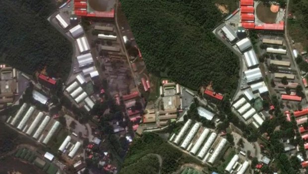 Karakasda ABŞ-ın vurduğu obyektlərin peyk görüntüləri yayıldı - FOTO