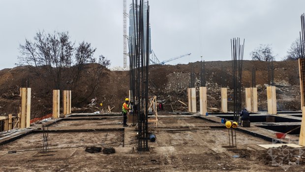 Şuşa şəhərində yeni yaşayış binaları inşa olunur - FOTO