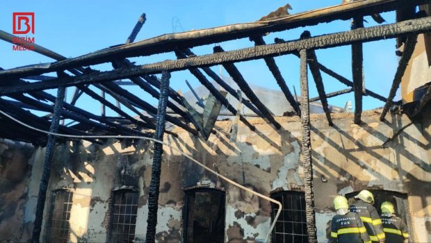 Gəncədə yanan ərazidən kişi meyiti TAPILDI