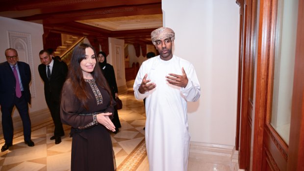 Leyla Əliyeva Maskatda Sultan Opera Evində - FOTO