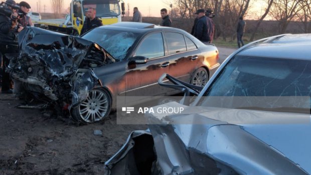 Salyanda ağır QƏZA: Ölən və yaralılar var &ndash; ADLAR - FOTO/VİDEO