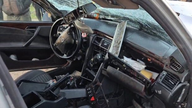 Salyanda AĞIR QƏZA: 2 ölü, 4 yaralı var - VİDEO