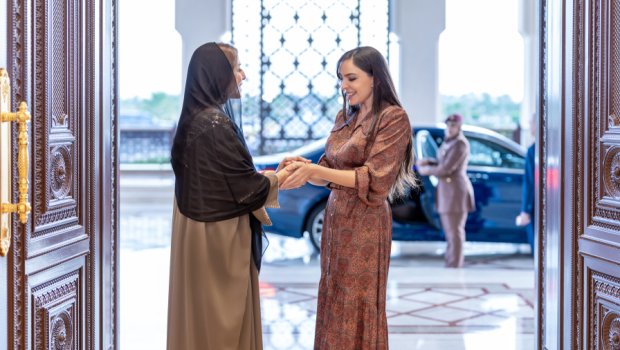 Leyla Əliyeva Maskatda Omanın birinci xanımı ilə görüşüb - FOTO