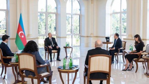 İlham Əliyev: &ldquo;Naxçıvanı Türkiyə ilə də birləşdirə biləcək dəmir yolu mütləq olmalıdır&rdquo; - VİDEO